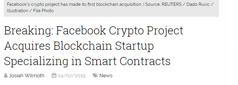 facebook blockchain