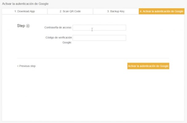 activar google autenticacion de dos pasos